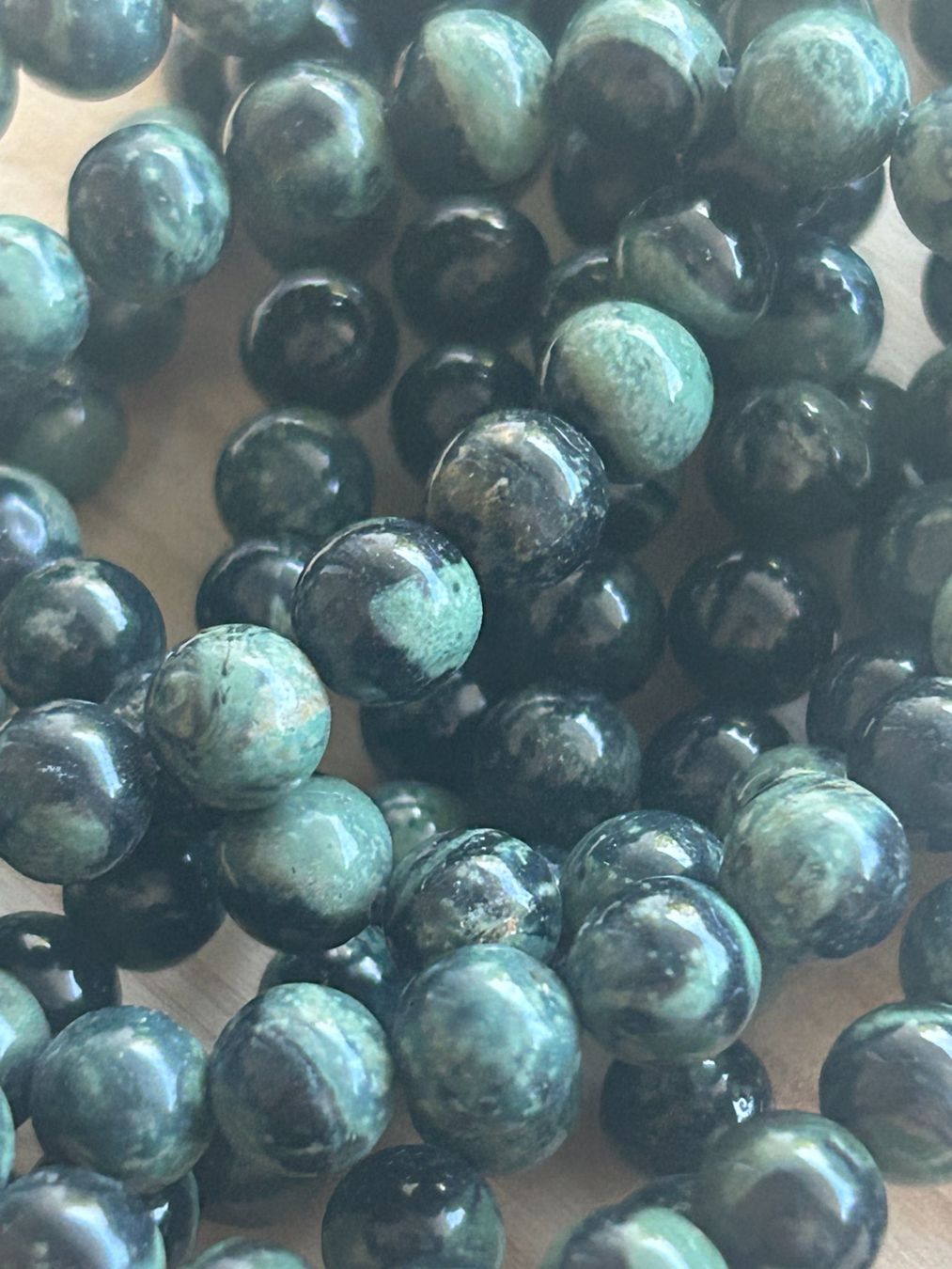 Minerali & Pietre curative: Strang echte Kambaba beads 6 mm – Nuovo e nell'imballaggio originale da Niederrohrdorf venduto da Ytobi