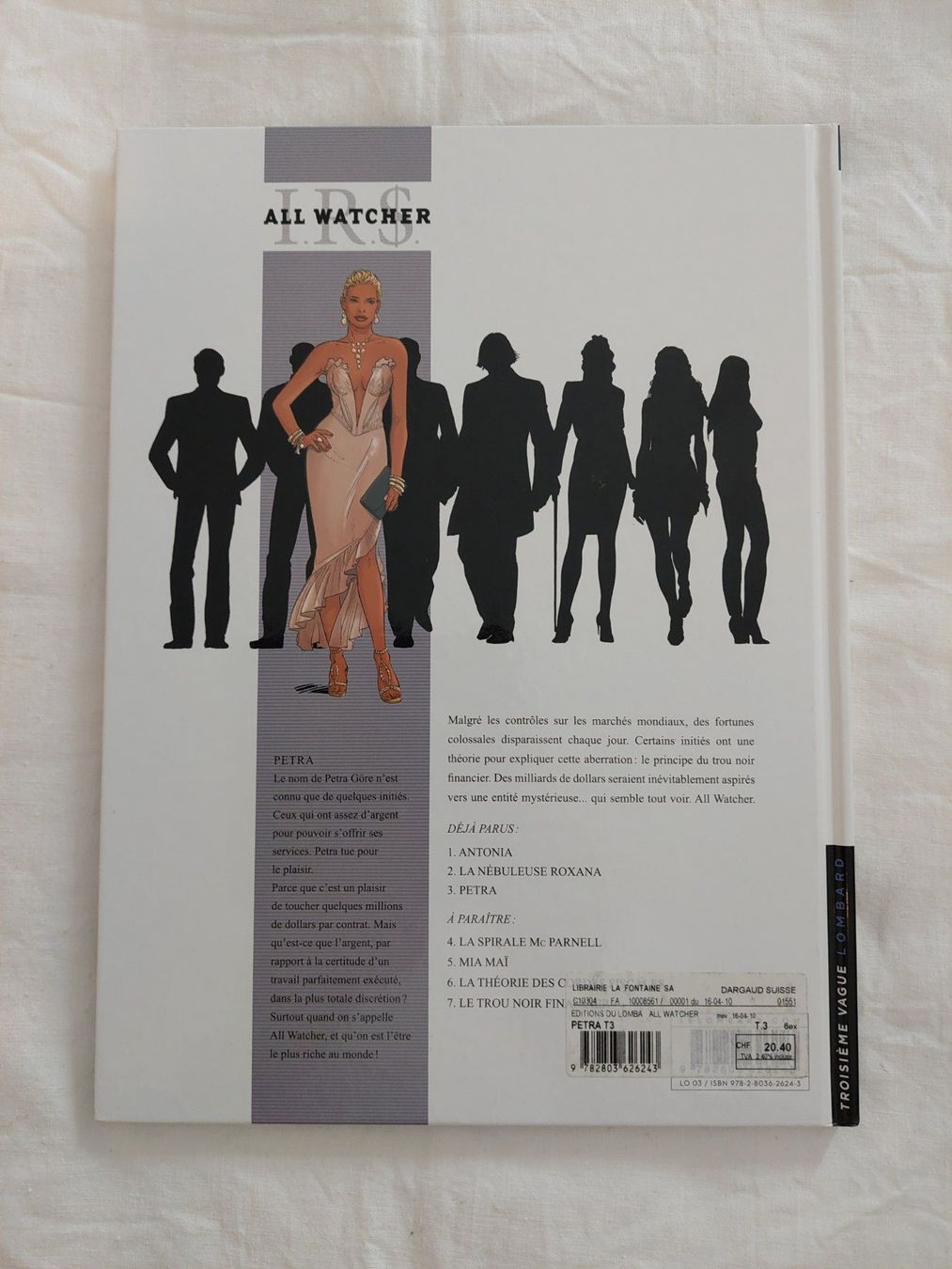 Comics: I.R.$. All Watcher T.3 Petra EO 2010 BE+ – Gebraucht aus Genève von Blu_BD 1