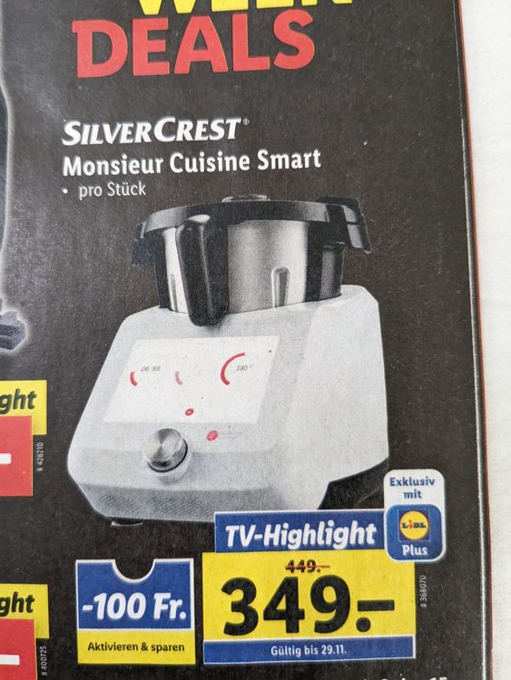 savvies Protection Ecran pour SilverCrest Monsieur Cuisine Connect 6 Pièces - Film Protection Ultra Clair