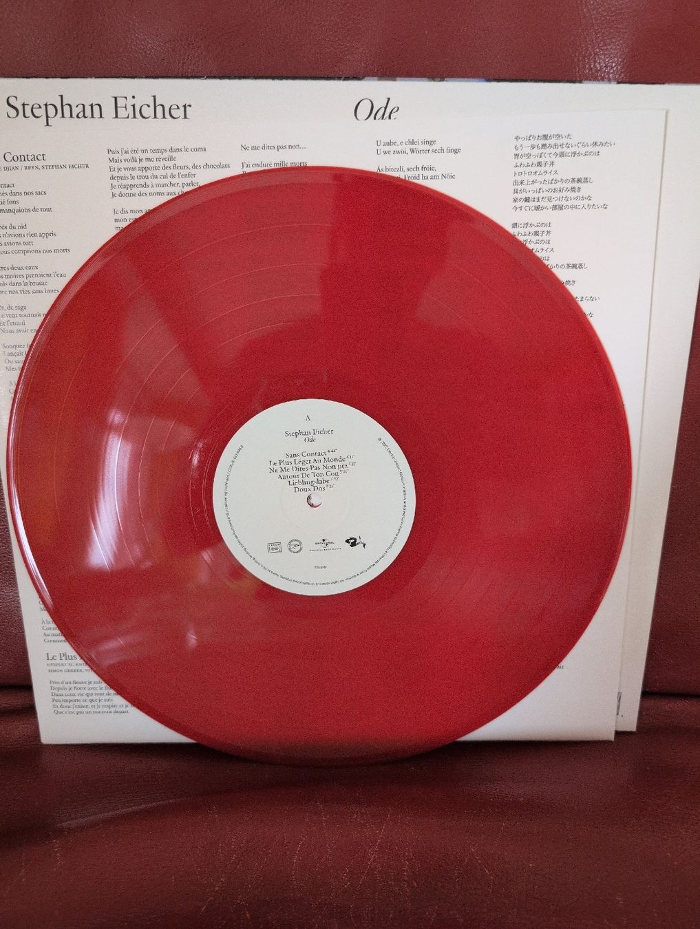 Vinyles: Stephan Eicher - Ode – Neuf (Voir description) à Bern par rabbit01 2