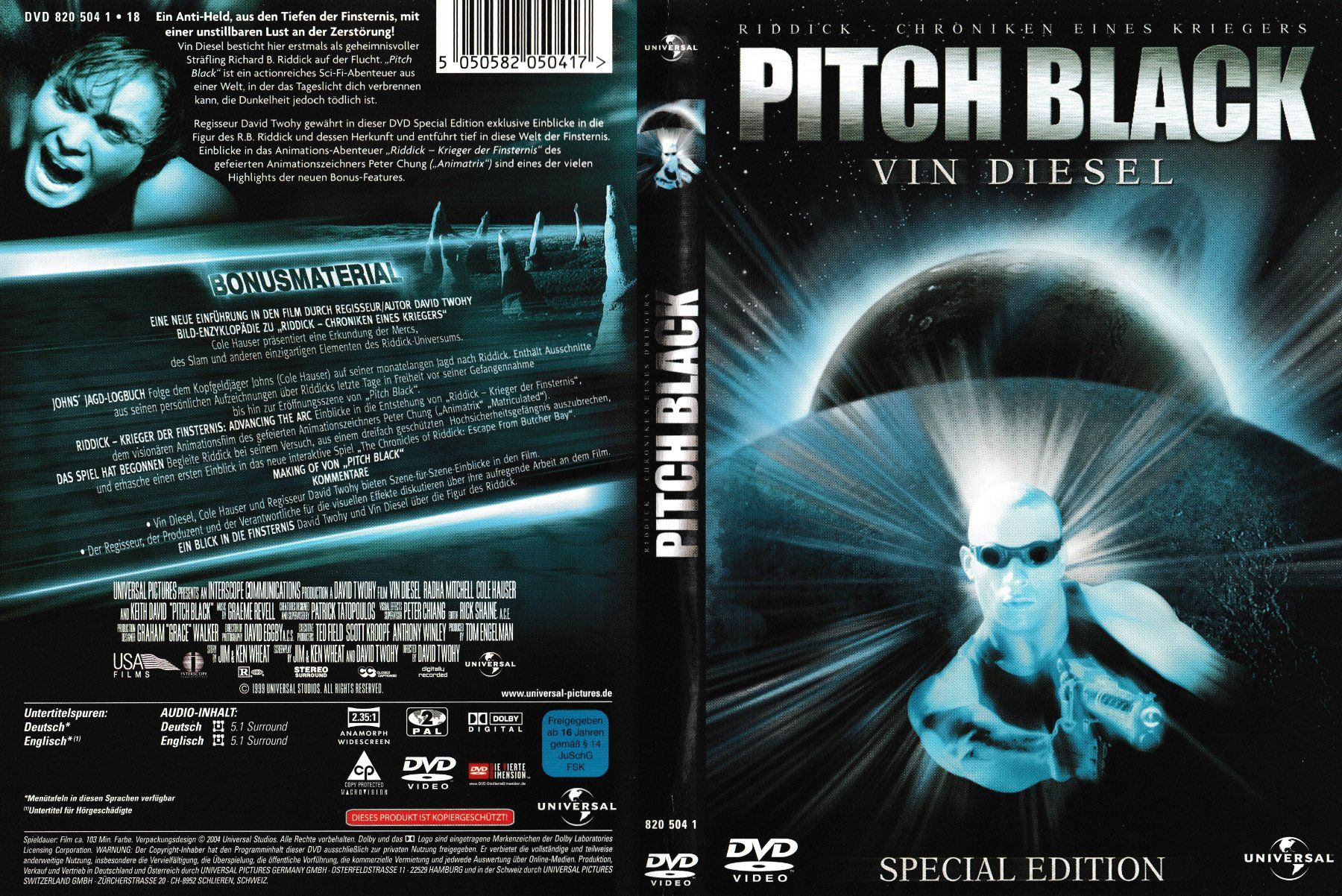 Tous les DVDs: DVD - Pitch Black – D'occasion à Langnau am Albis par MediaRescuerKeLoX