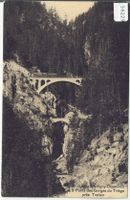 Ligne Martigny-Chamonix les 3 Ponts des Gorges du Triege pre
