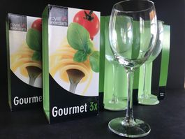 Gläser 6 Rotweingläser und 6 Weissweingläser NEU OVP 12 Stk