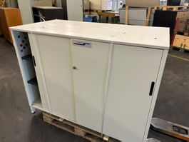 2 Stück Werkstattschrank aus Metall