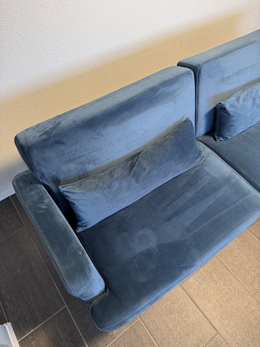Maisons du monde Sofas: Schlafsofa, 3-Sitzer, dunkelblau – D'occasion à Zürich par GAVO 4
