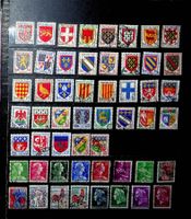 FRANCE TIMBRES OBLITÉRÉS ARMOIRIES ET BLASONS /U394