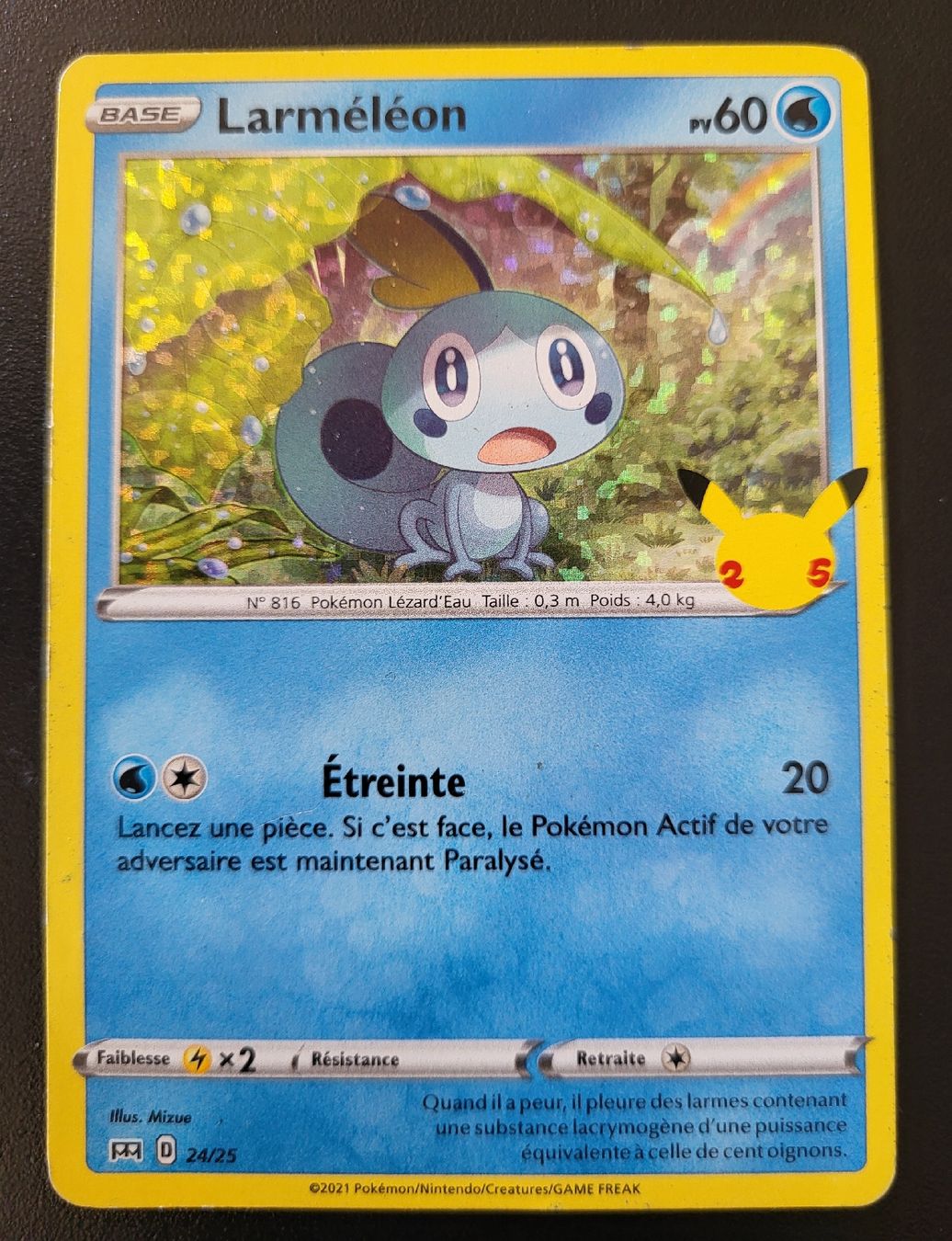 Pokémon Carte collezionabili: Larméléon Promo mc donalds 2021 FR – Usato da St-Sulpice VD venduto da cel_ysf7