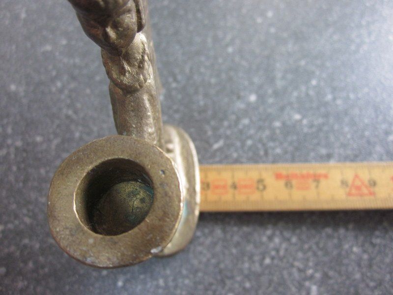 Kerzenständer: Vintage Messing Kerzenhalter Engel – Gebraucht aus Bischofszell von raika 8
