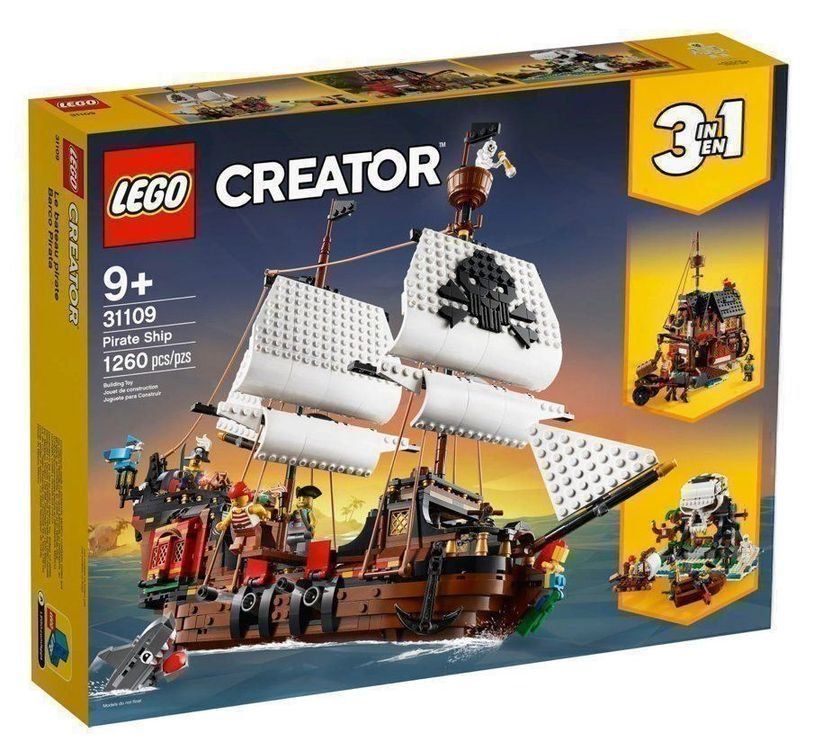 Lego Kit di costruzioni: Lego 31109 Piratenschiff – Nuovo e nell'imballaggio originale da Wohlen AG venduto da Adesso02