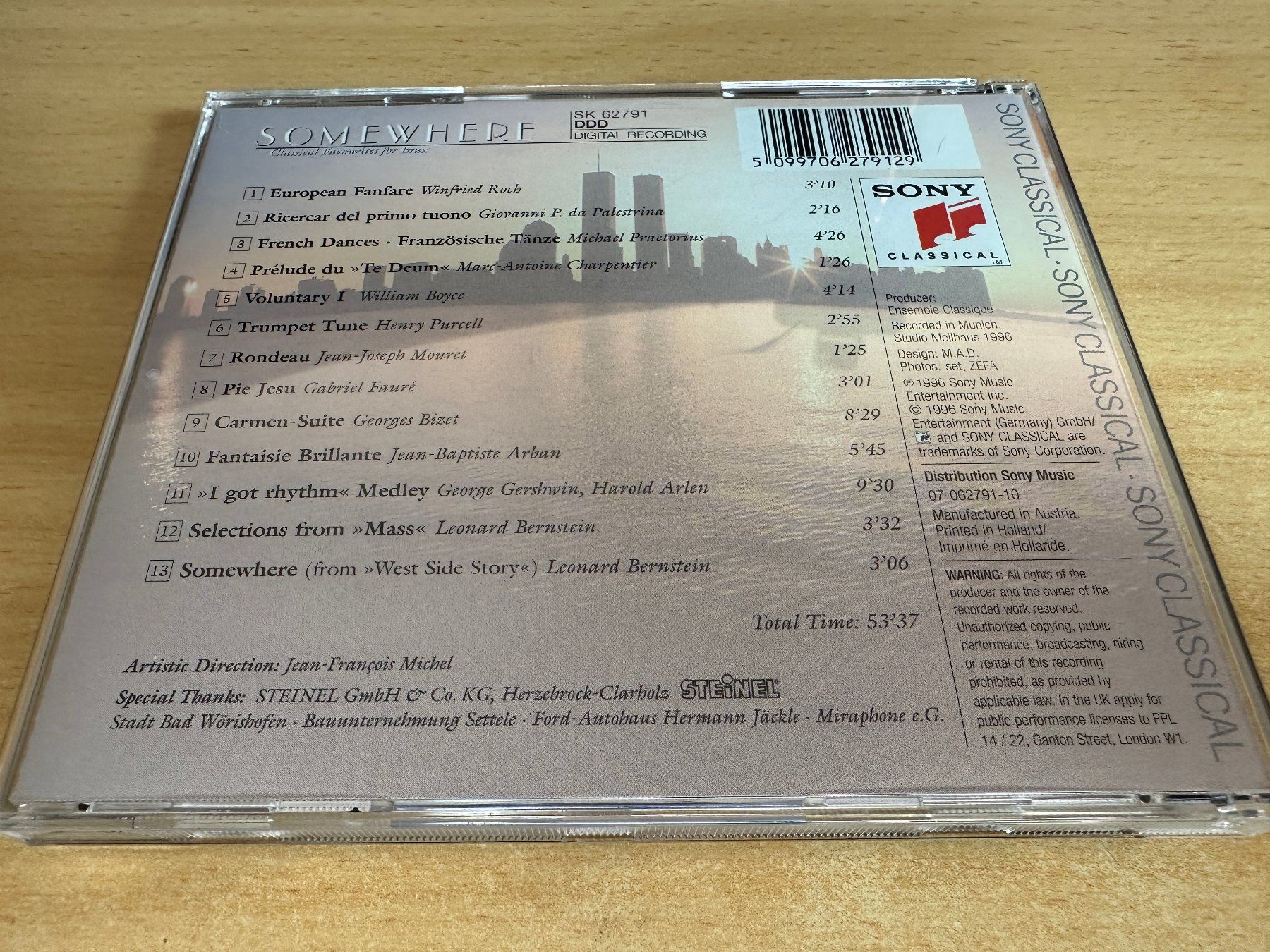 CD: A1 Ensemble Classique – Somewhere – Usato da Rikon im Tösstal venduto da Alpenmutz 1