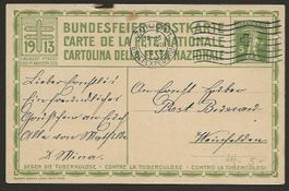 1913  Bundesfeierkt. ungebraucht
