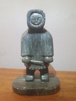 INUIT, KUNST-OBJEKT, JÄGER, VINTAGE, ESKIMO, DIMU, 1960
