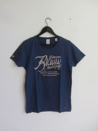 SCOTCH & SODA - T-Shirt blau S