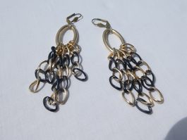 Grosse Ohrstecker, Klappverschluss / Modeschmuck
