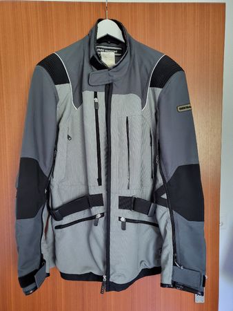 Graue Motorradjacke BMW Santiago Grösse 52