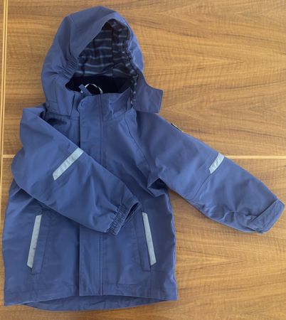 Regenjacke Polarn O. Pyret, blau, Grösse 104
