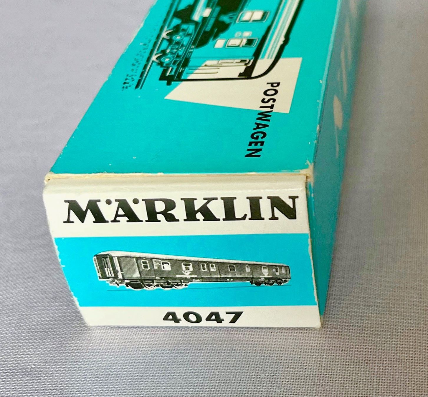 Märklin Modellini di ferrovie: Märklin 4047 Postwagen von 1968 – Usato da Bleiken venduto da hbw45 3