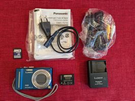 Digitalkamera Panasonic Lumix DMC-TZ10 blau