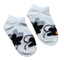 Sneaker-Socken Blumen / Flowers