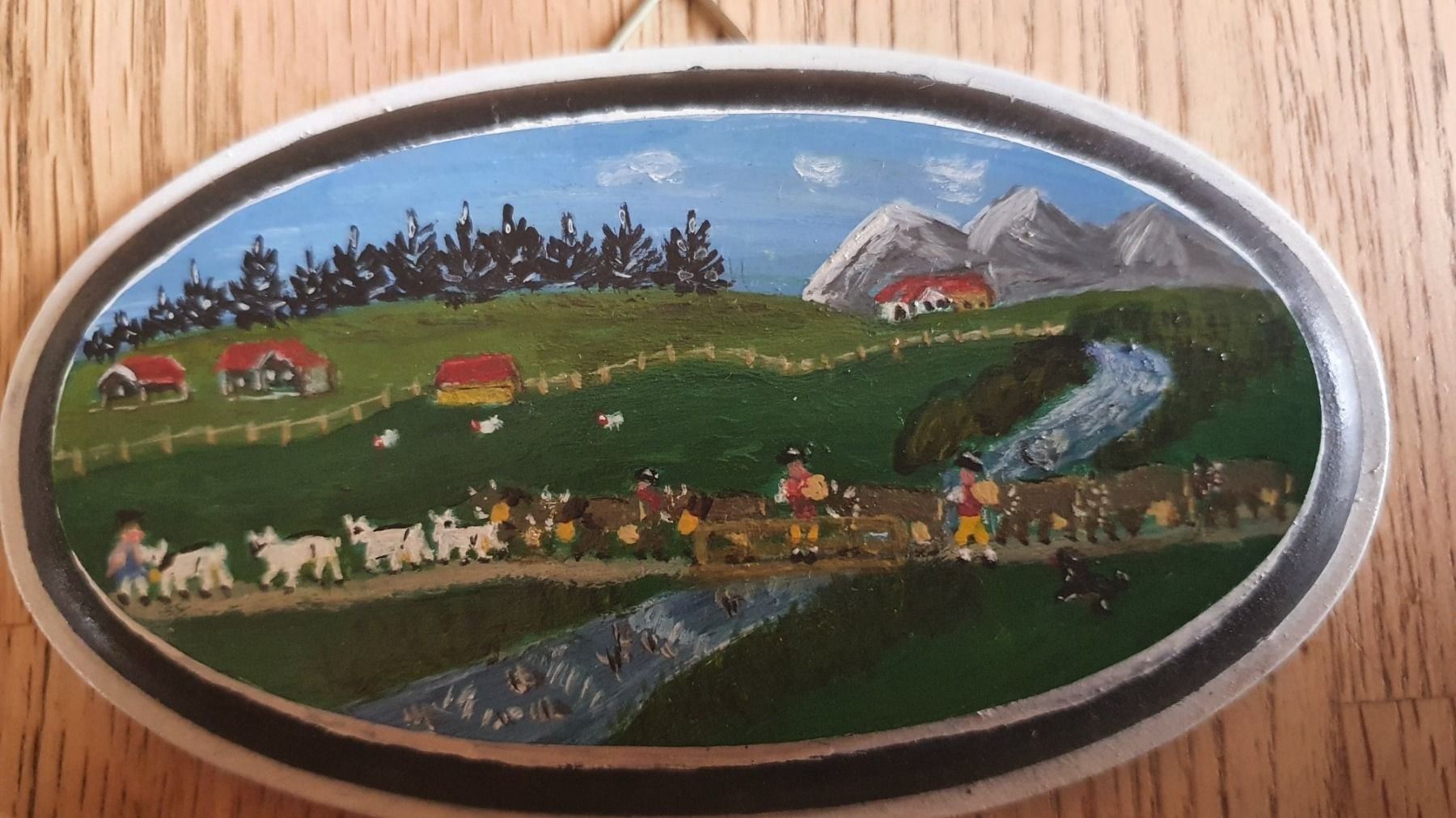 Gemälde: Kleines Appenzeller Alpaufzug  Bild – Gebraucht aus Flawil von Naphtali 1