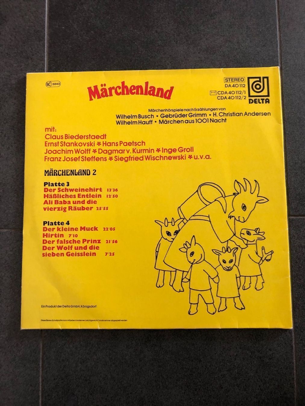 Dischi in vinile: Der Wolf und die sieben Geisslein – Usato da Hünenberg venduto da Agent000 1