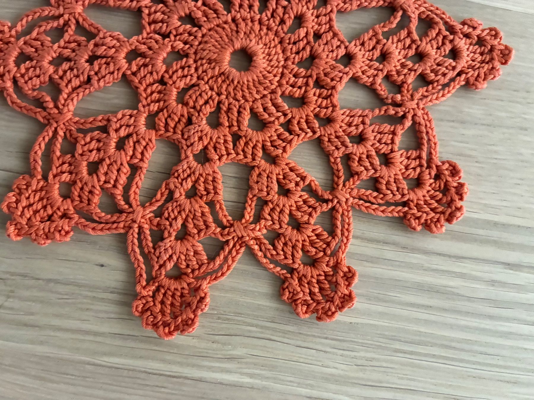 Altra biancheria da tavola: 3 Baumwolldeckchen, Handarbeit, orange,  gebraucht – Usato da Baar venduto da Johan016 2