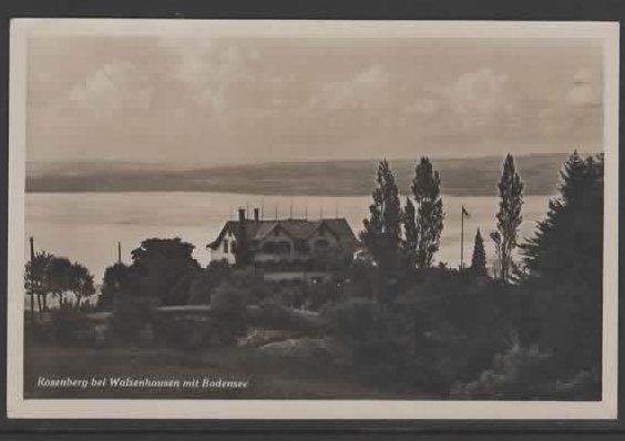 Cartoline postali: Rosenberg bei Walzenhausen 1935 ?   (M – Usato da Ruggell venduto da Masescha