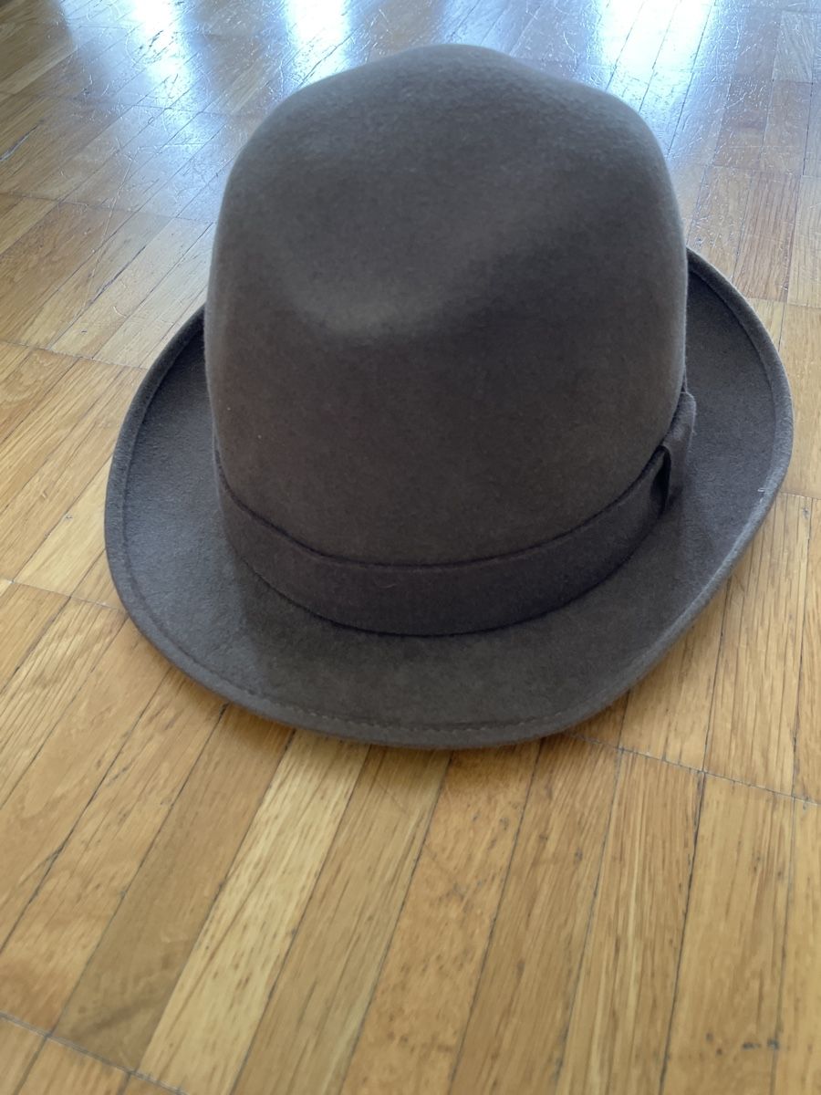 Hüte, Mützen & Caps: Vintage Fedora Hat Flechet Paris Brown – Gebraucht aus Neuchatel von shi_9fzw 2