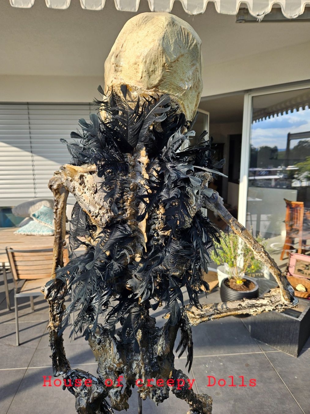Tutte le decorazioni: HALLOWEN / HORROR RABEN SKELETT – Nuovo (secondo la descrizione) da Root venduto da LifestyleAccessoires 7