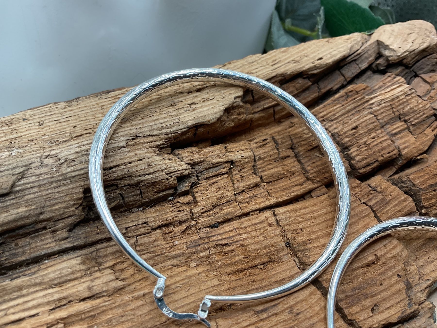 Orecchini pendenti & Orecchini a lobo: Riesencreolen Sterlingsilber, Durchm. 65mm – Nuovo (secondo la descrizione) da Luzern venduto da S.Kern01 2