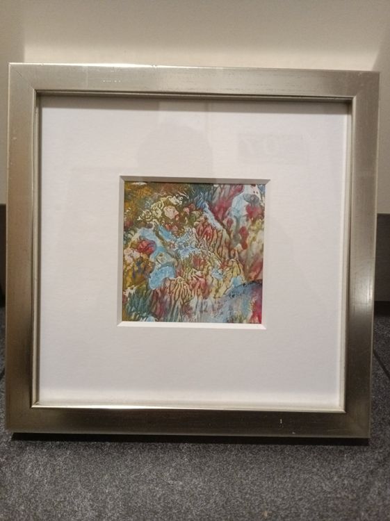 Leinwandbild Schmetterlinge & Bücher 40x30 Cm - Gerahmte Wanddekoration