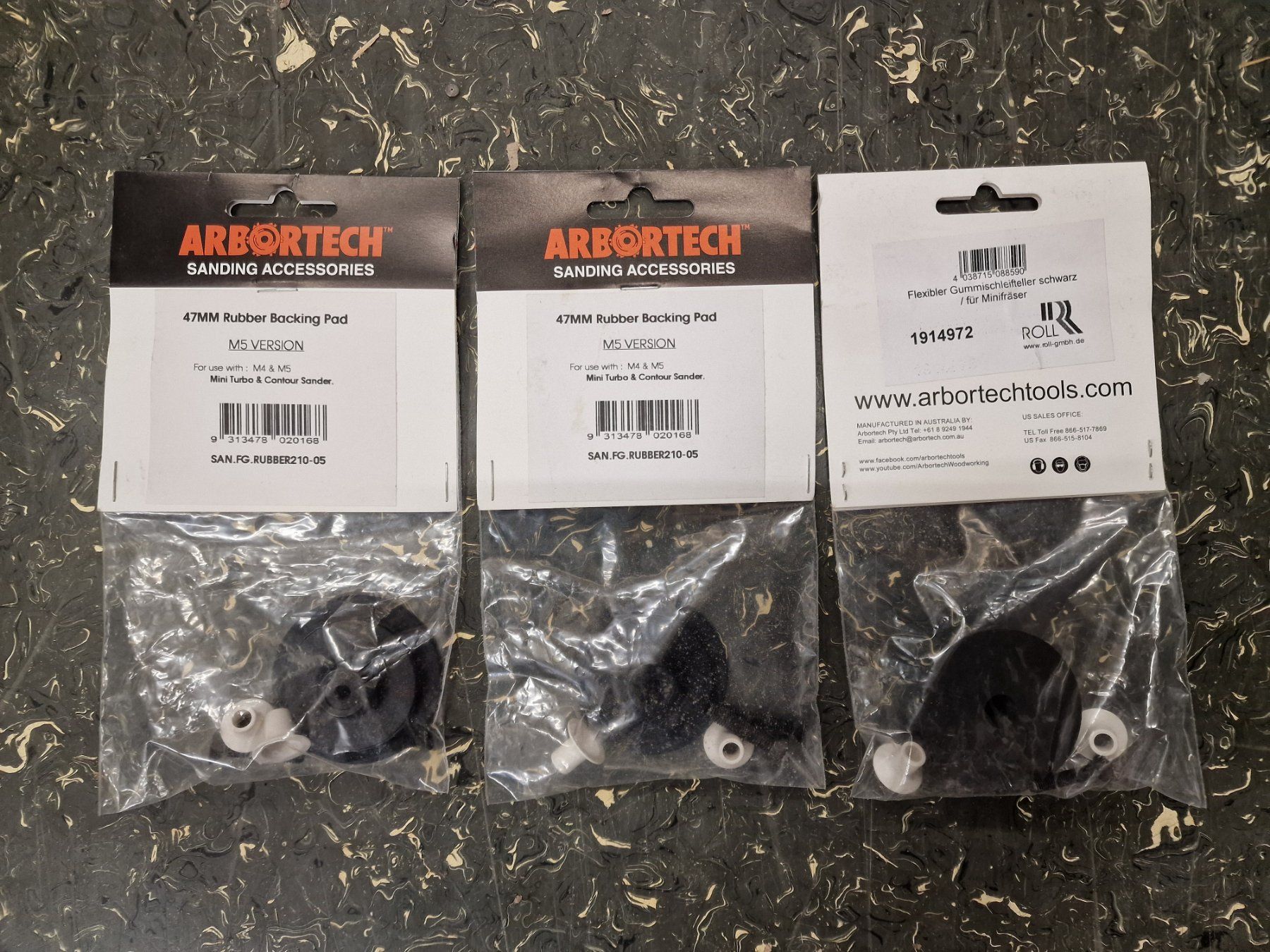 Alle Werkzeuge: Arbortech flexibler Ersatz-Schleifteller Ø 50 mm – 3 Sets – Neu und originalverpackt aus Buochs von Vend0r 1