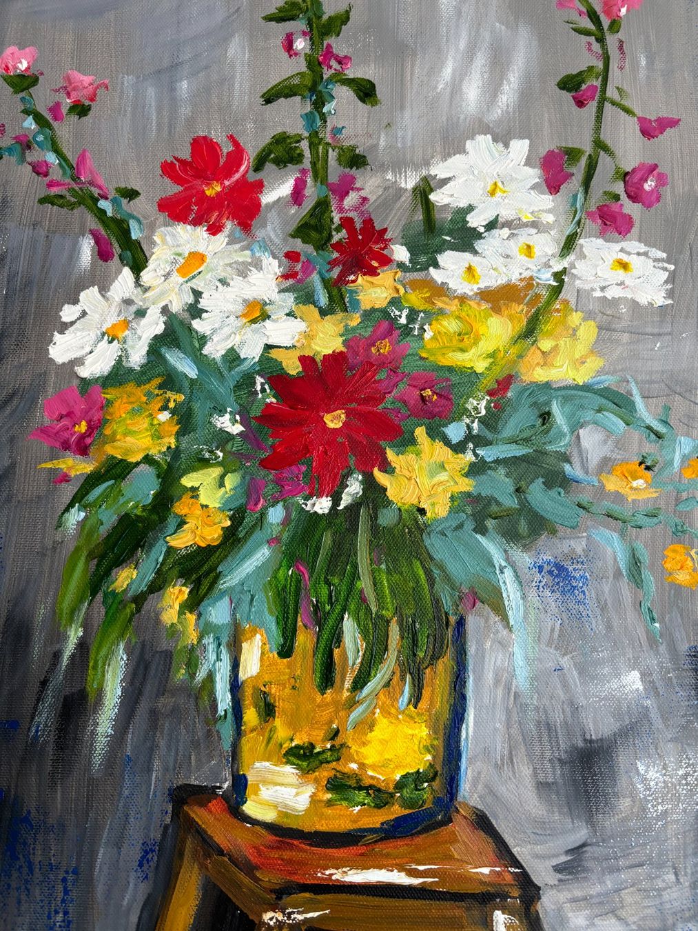 Dipinti: Blumenstrauss nach Matisse - Gemälde – Nuovo (secondo la descrizione) da Cham venduto da Felha 9