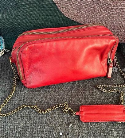 SANDRO Umhänge Tasche rot