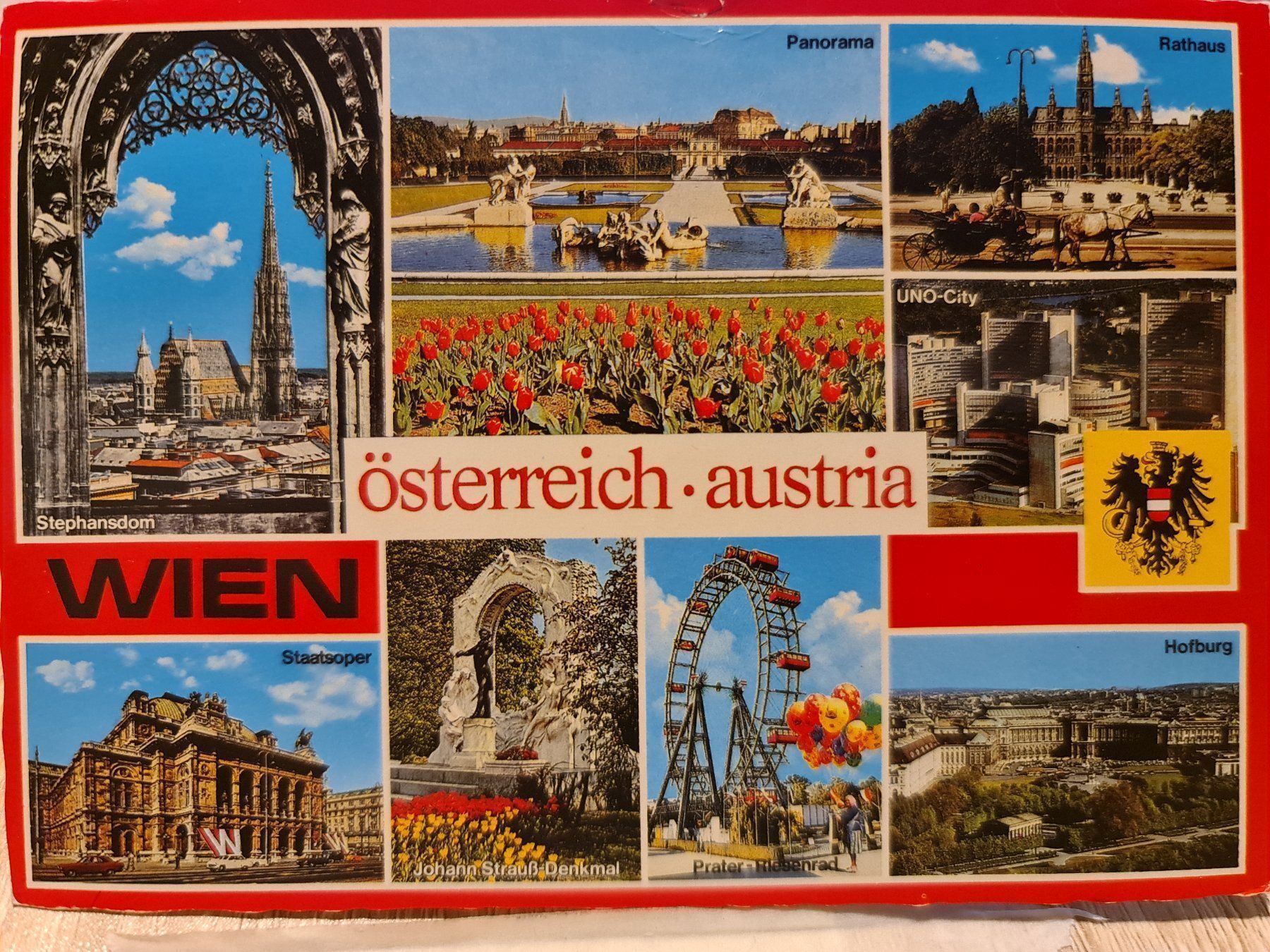 Cartoline postali: Ansichtskarte Wien Österreich – Usato da Dintikon venduto da Vexi