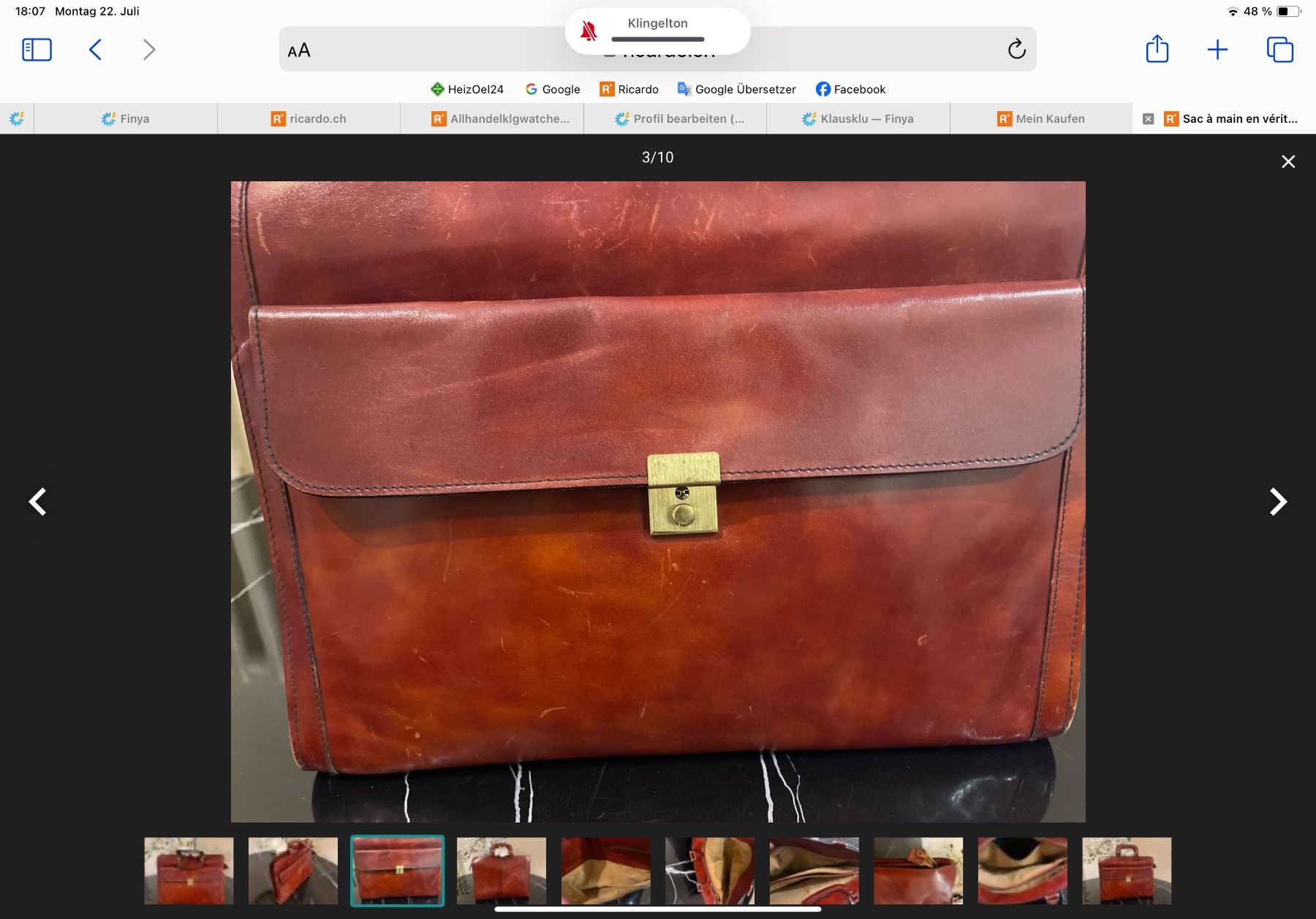 Valigie & Borse: Tasche 38 X 30 – Usato da Langnau am Albis venduto da Judithsebi 2
