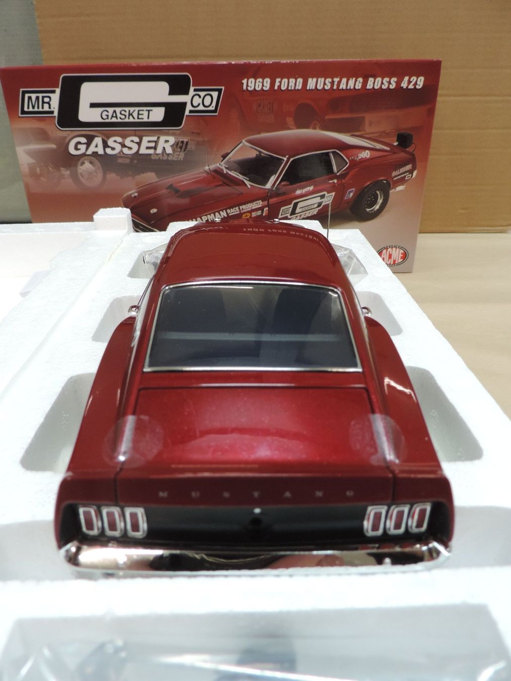 Ford Modellini d'auto: 1969 Ford Mustang ACME 1:18 – Nuovo e nell'imballaggio originale da Epautheyres venduto da LordSkull 3