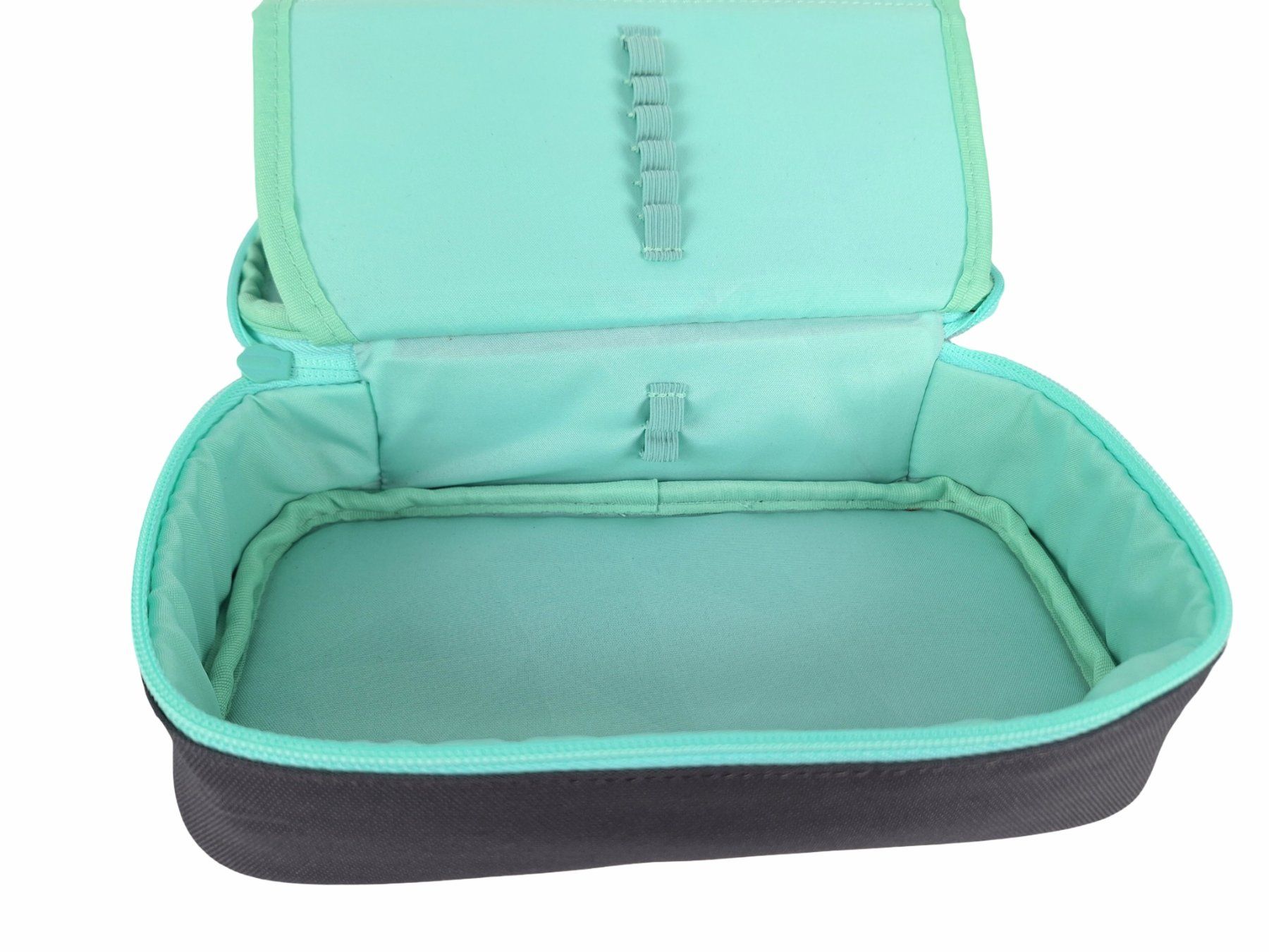 Satch Schüler-Etuis: SATCH Schlamperbox Etui türkis/grau – Neu (gemäss Beschreibung) aus Breitenbach von Restwert_Breitenbach 3