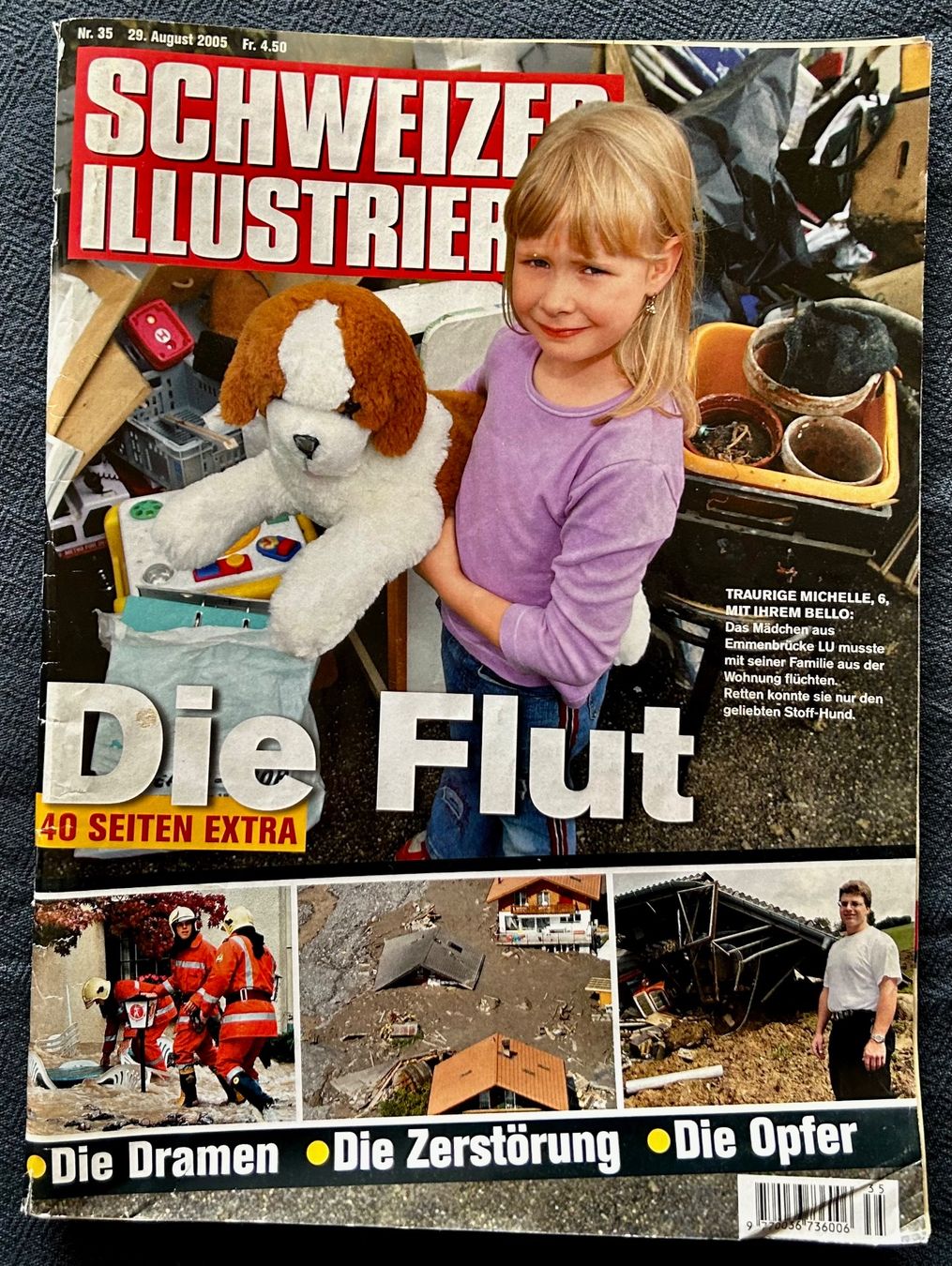 Riviste & Magazine: Schweizer Illustrierte / Hochwasser 2005 – Usato da Spiez venduto da martin-7973