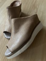 Tamaris Mules Size 37, wedge, rose gold - perfect summer sho