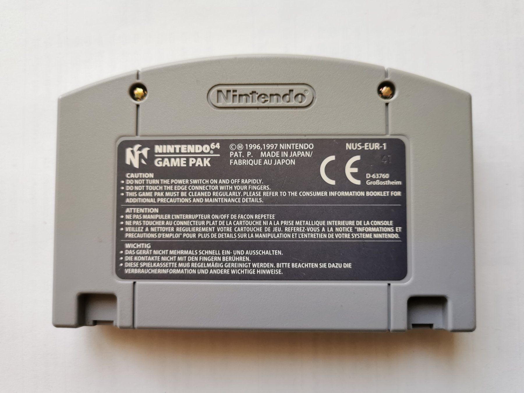 Nintendo Giochi: Golden Eye 007 - Nintendo 64 – Usato da Basel venduto da Scarrabus 1