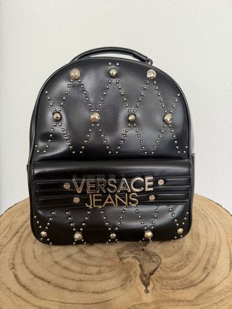 Versace Jeans Rucksack Schwarz mit Nieten 