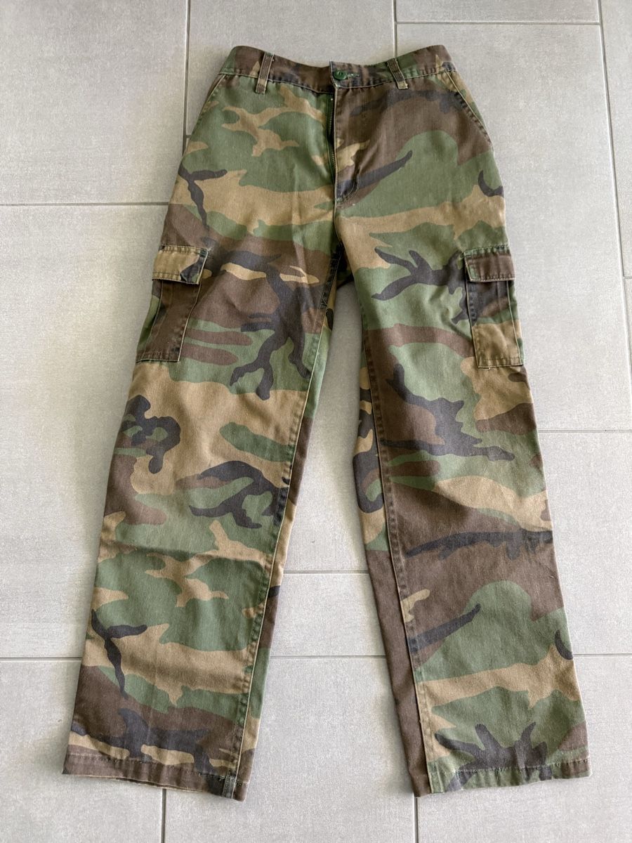 Pantaloni: Tarnhose MFH, Gr. S, Militär Cargo Hose – Usato da Reitnau venduto da Chiroptera74