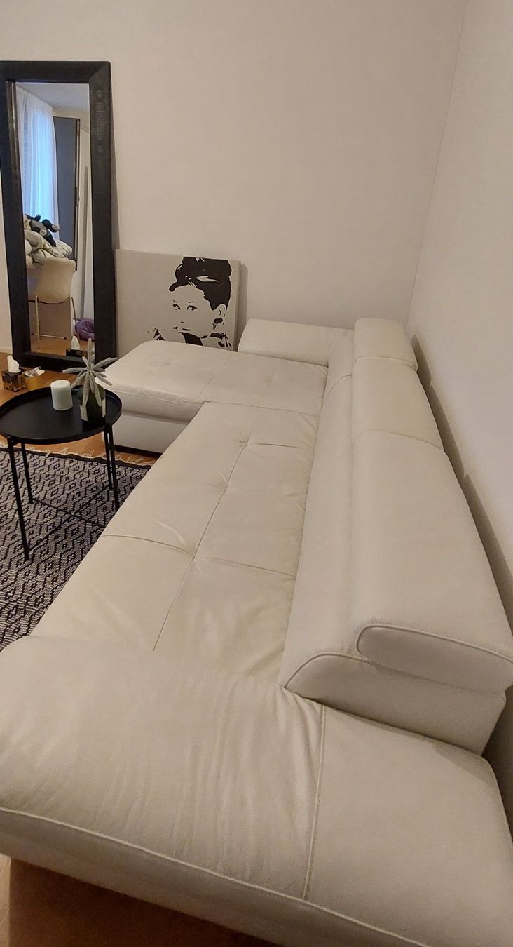 Sofas: Ecksofa Weiss Leder, gut erhalten – Gebraucht aus Winterthur von Nena1981 3