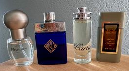 4 x Parfumminiatur Lauder Cartier Lauren Parfum Miniaturen