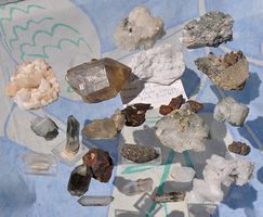 ALPINE MINERALIEN, Schweiz, aus Altsammlungen