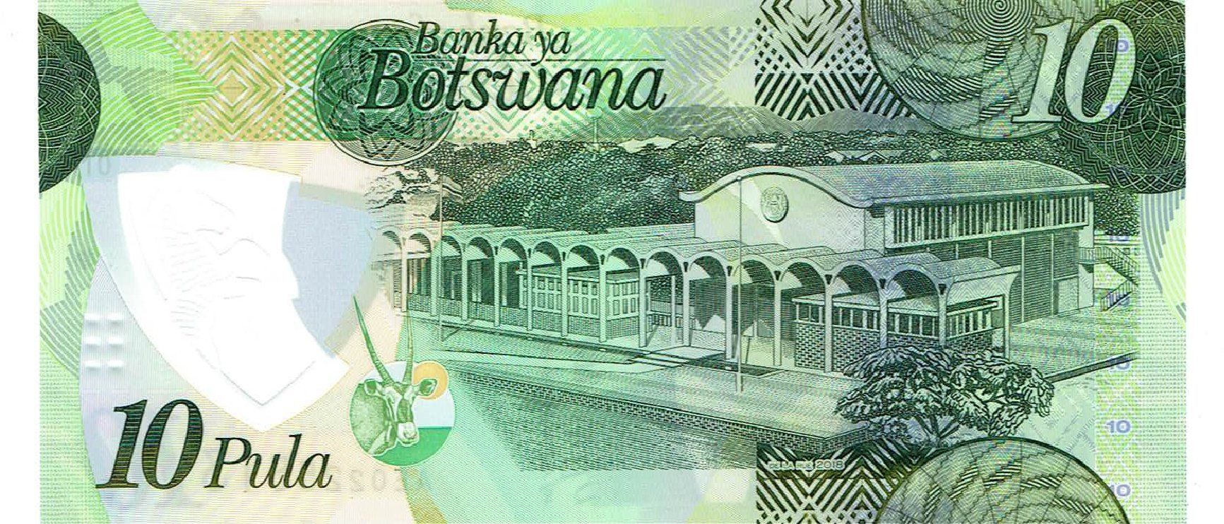 Banknoten: Botswana 10 Pula 2018 P-35 UNZ – Neu (gemäss Beschreibung) aus Steffisburg von ber_8htf 1