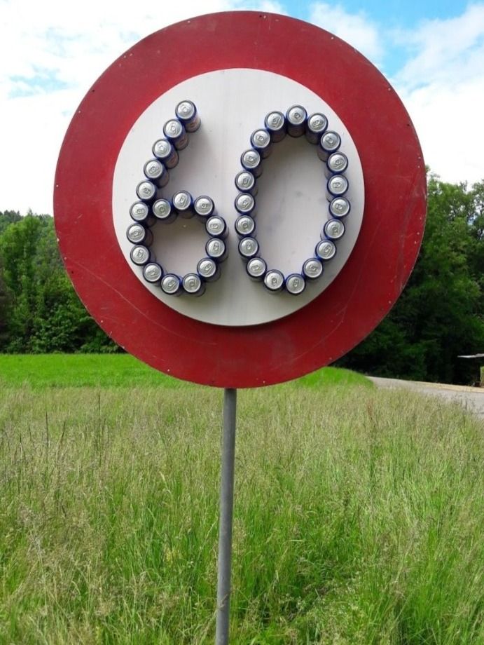 Insegne: Geburtstag Geschenk 60 Jahre – Usato da Buus venduto da Borki07