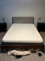 Tempur Mattress with West Elm Bed Frame