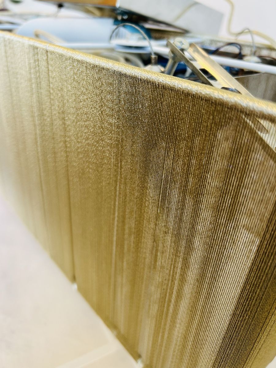 Lampadari & plafoniere: Edle Deckenleuchte Gold mit Kristallbehang, halogen – Nuovo (secondo la descrizione) da Jona venduto da Yregg 6
